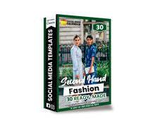 30 Ultimate Second Hand Fashion Social Media Posts Canva Templates