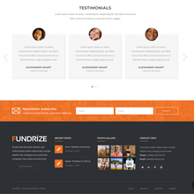 Fundrize Donation WordPress Responsive Website