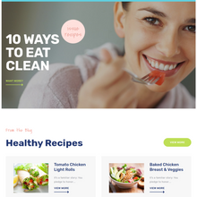 Modern & Responsive Healthy Blog WordPress Website