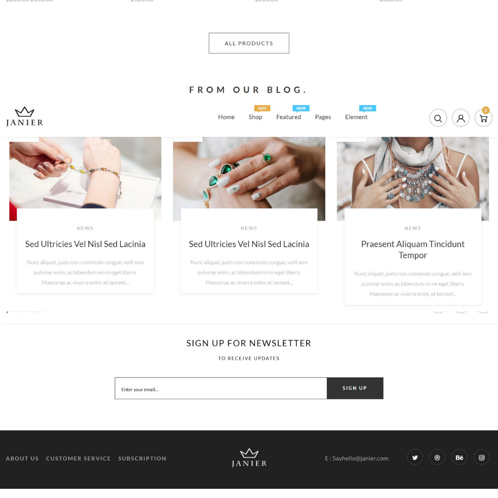 Jwellery Shopify Shopping Website