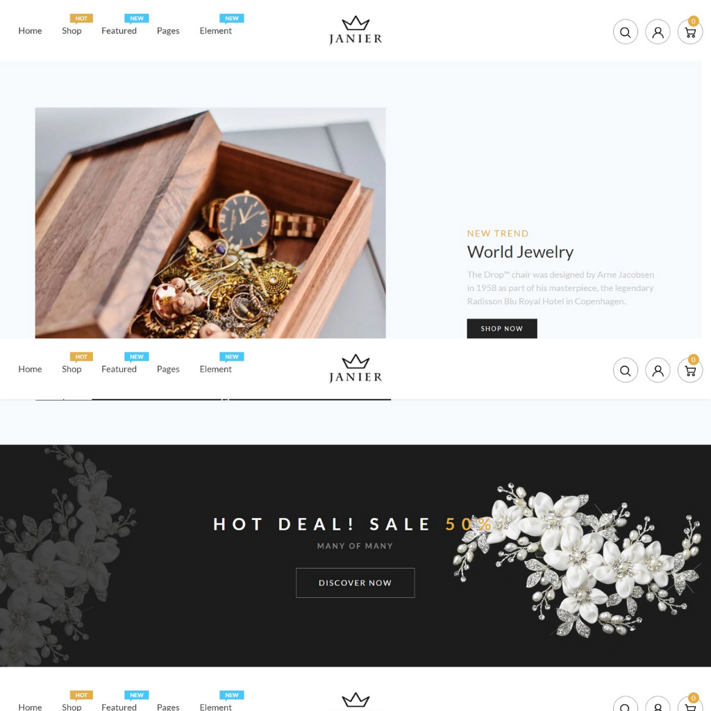 Jwellery Shopify Shopping Website