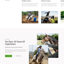 Horse Race Club WordPress Responsive Website