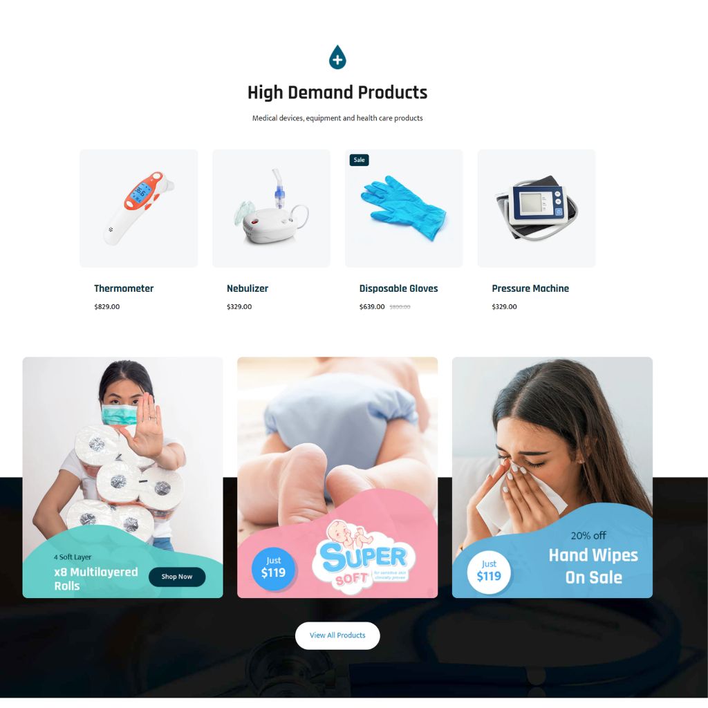 Medical Store Shopify Shopping Website