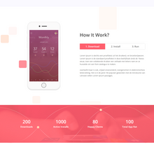 Creative & Modern Landing Page WordPress Responsive Website