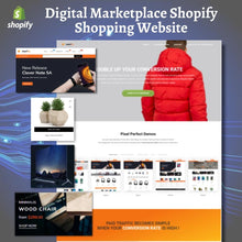 Digital Marketplace Shopify Shopping Website