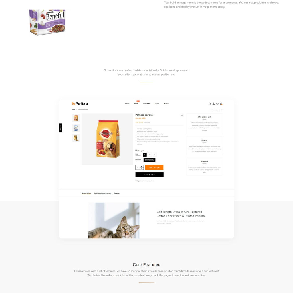 Pets Food Shop Shopify Shopping Website
