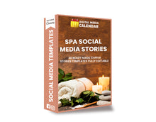30 Ultimate Spa Social Media Stories Canva Templates