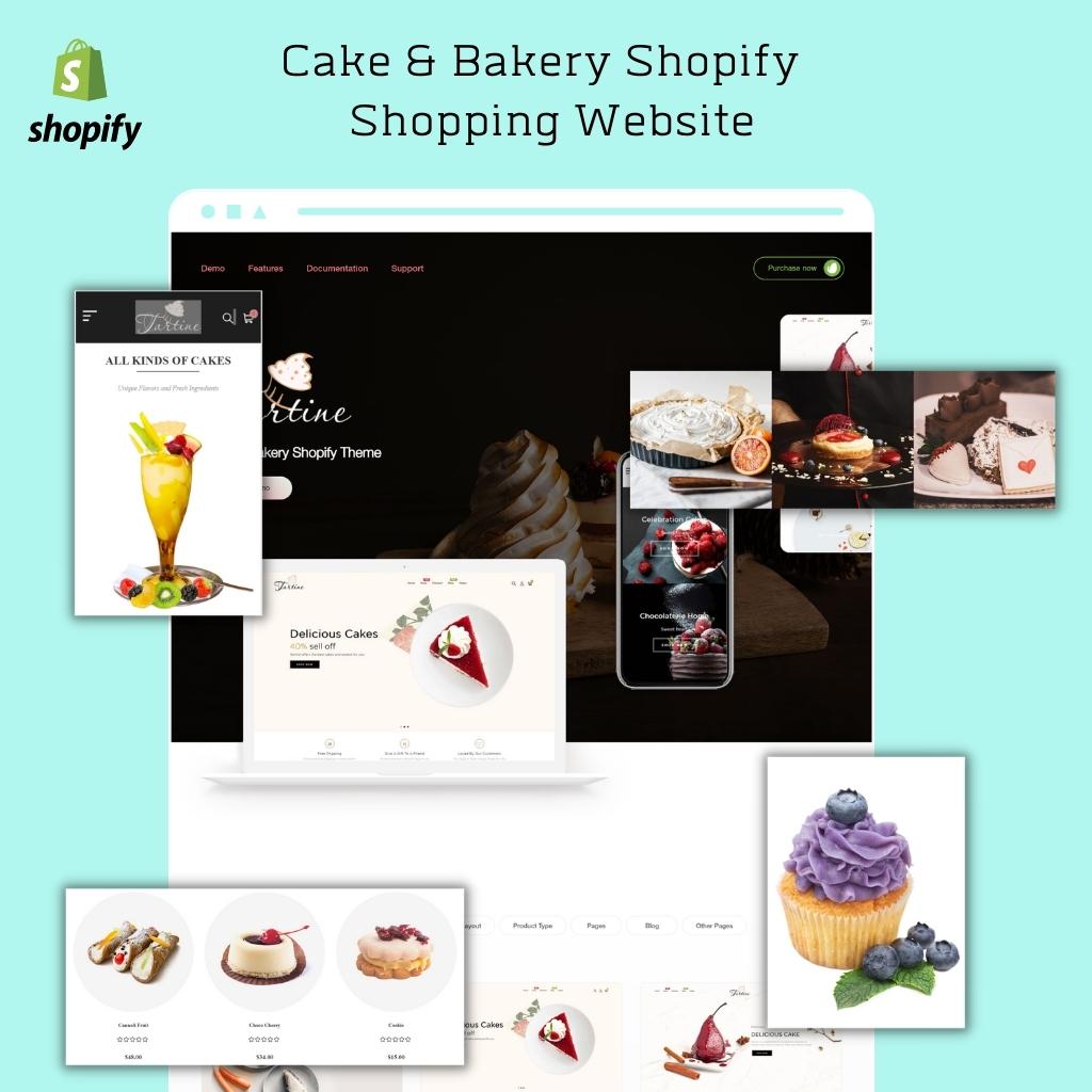 Cake & Bakery Shopify Shopping Website