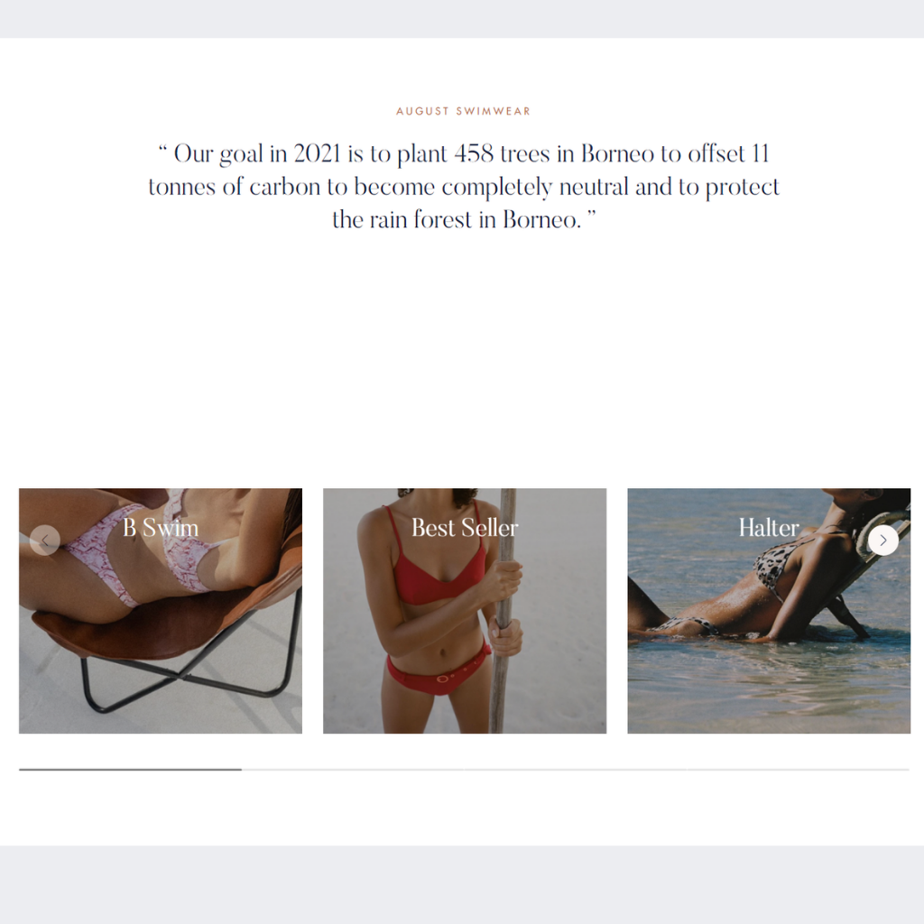 Swim-Wear WordPress Responsive Website