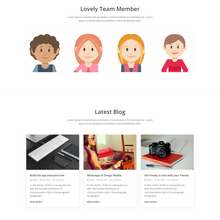 Creative & Modern Landing Page WordPress Responsive Website