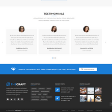 Craft Multipurpose WordPress Responsive Website