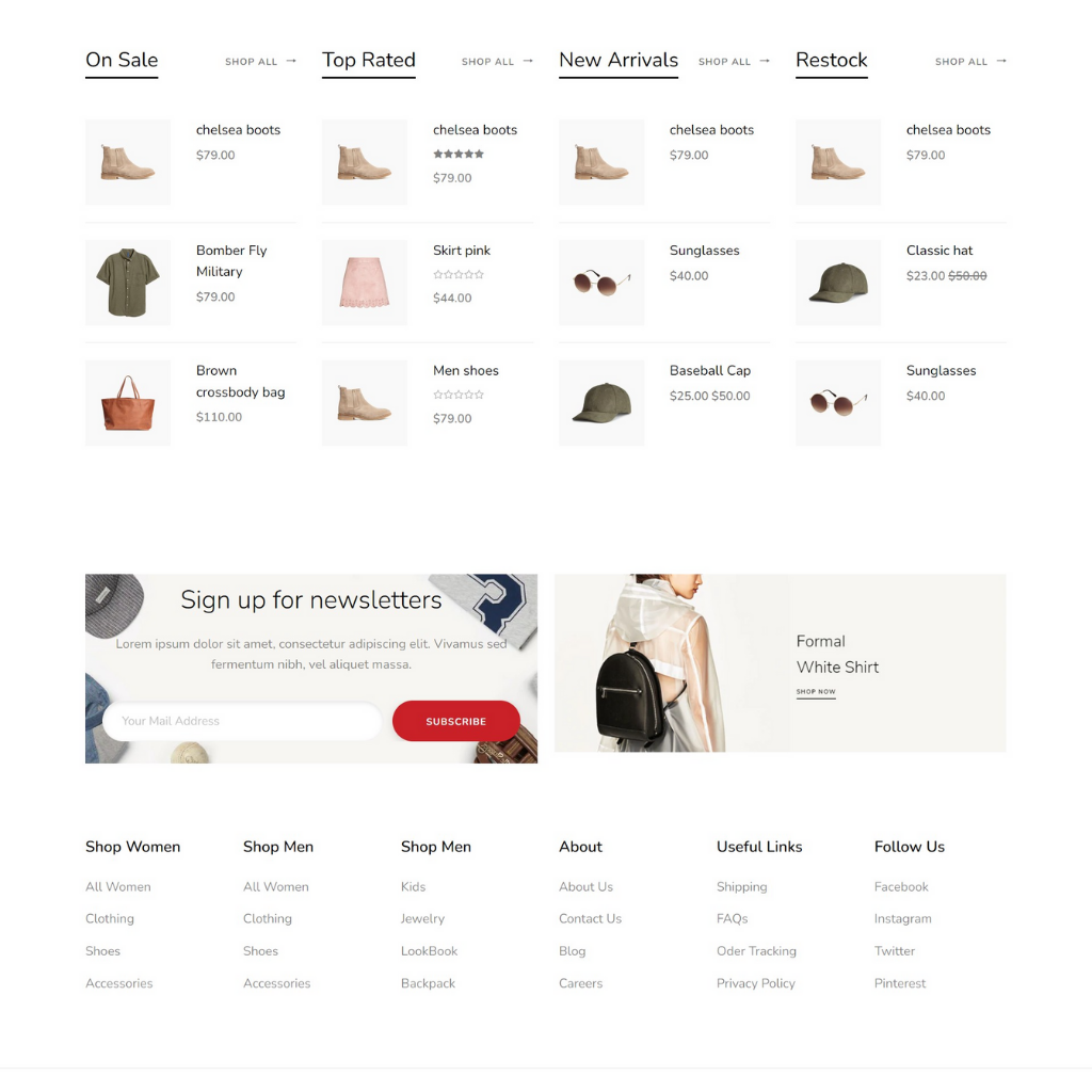 Fashion and Style Accesories Shopify Shopping Website