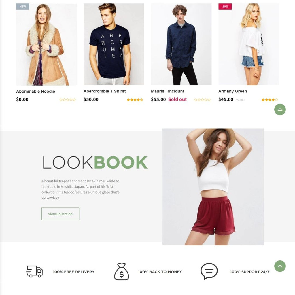 Trendy Fashion Ecommerce Shopify Shopping Website