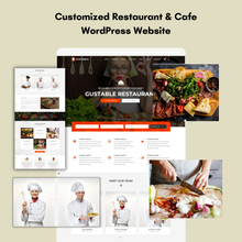 Customized Restaurant & Cafe WordPress Responsive Website