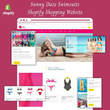 Sunny Daze Swimsuits Shopify Shopping Website