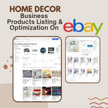 Home Decor Business Products Listing & Optimization On Ebay