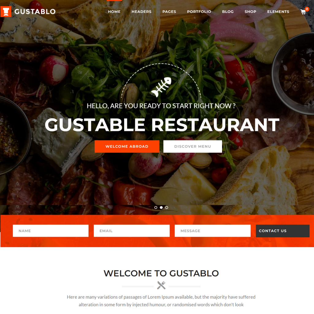Customized Restaurant & Cafe WordPress Responsive Website