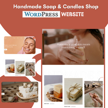 Handmade Soap & Candles Shop WordPress Responsive Website