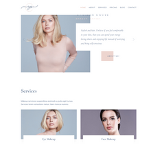 Makeup Artist WordPress Responsive Website