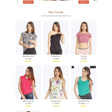 Sectioned Fashion Store Shopify Shopping Website