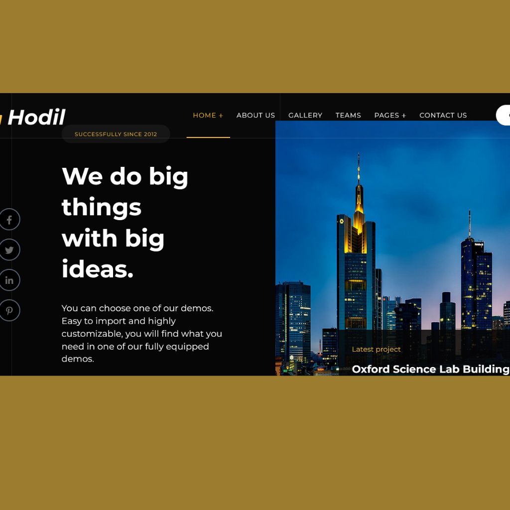 Best Architecture WordPress Responsive Website