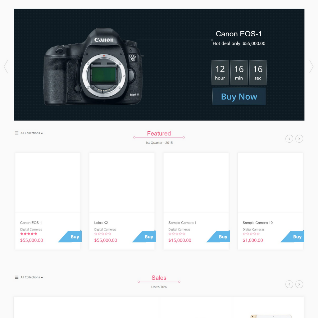 E-commerce Gadget Product Shopify Shopping Website