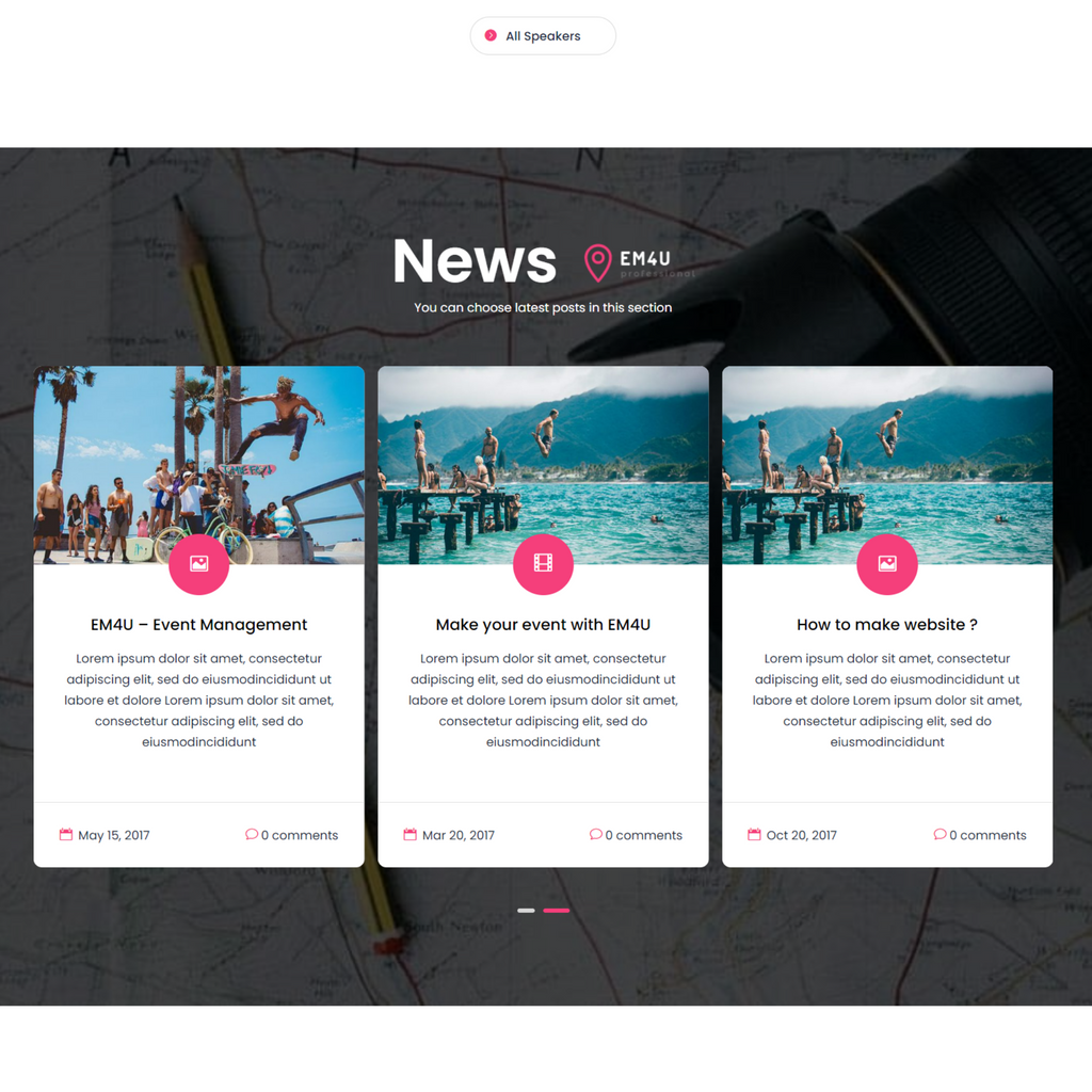 Event Tickets WordPress Responsive Website