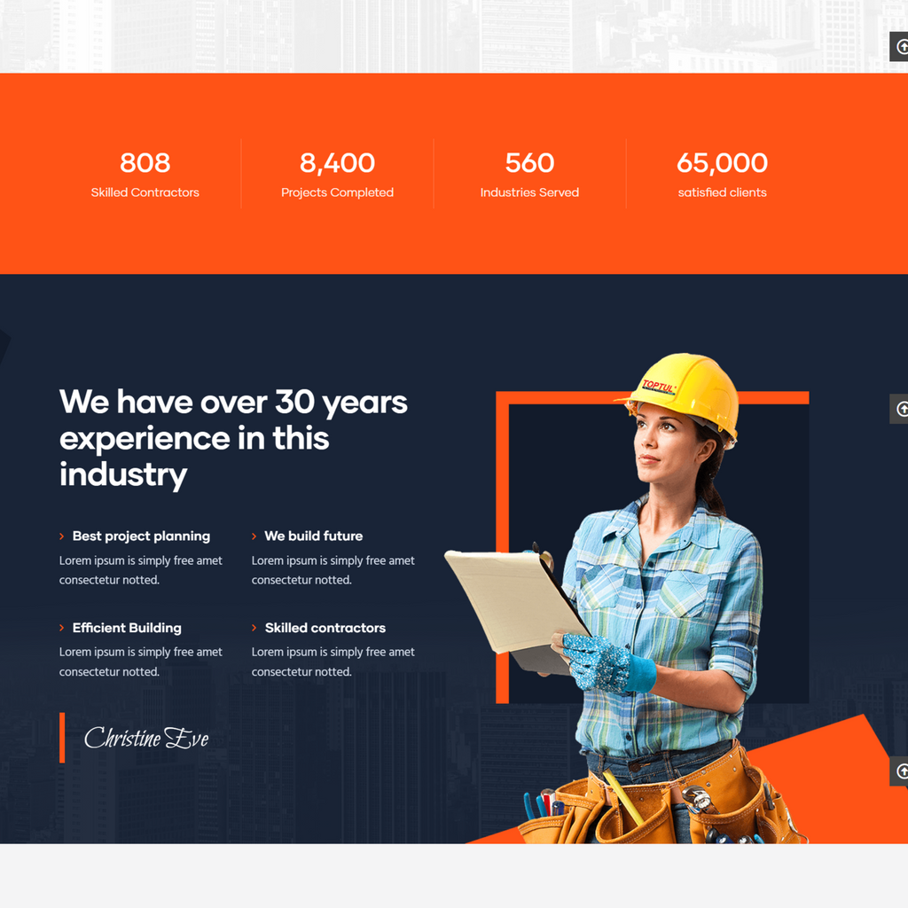 Factory & Industrial WordPress Responsive Website