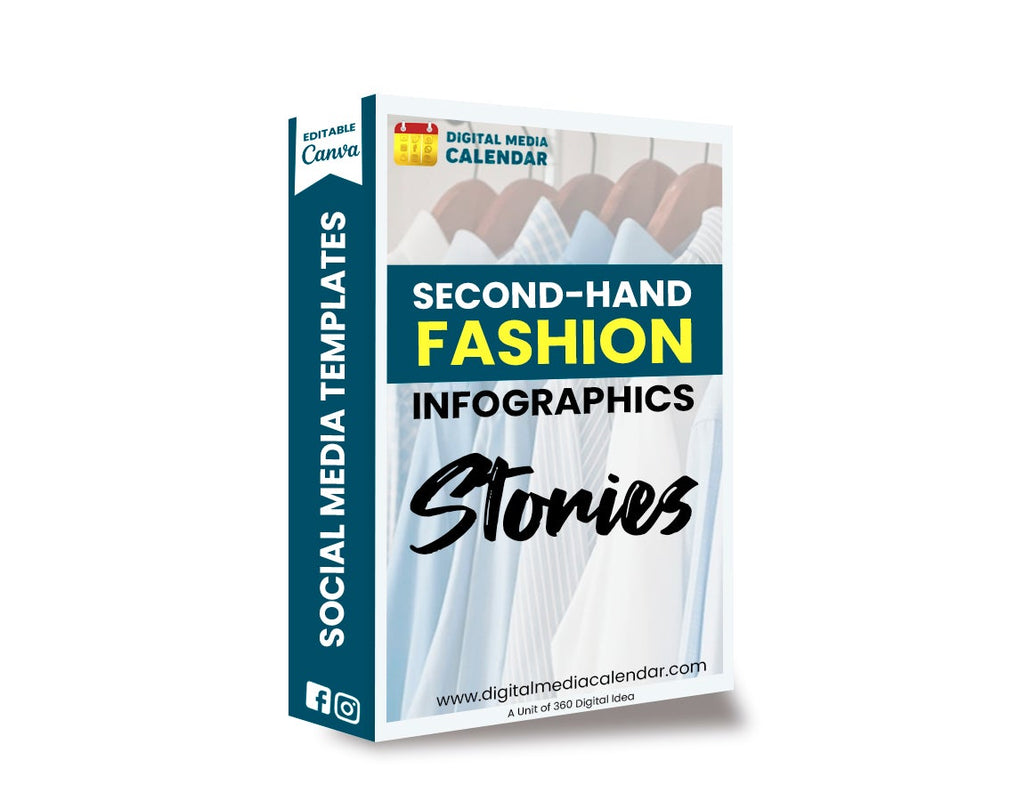 30 Ultimate Second Hand Fashion Social Media Posts Canva Templates