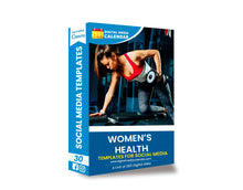 30 Ultimate Women's Health Social Media Posts Canva Templates