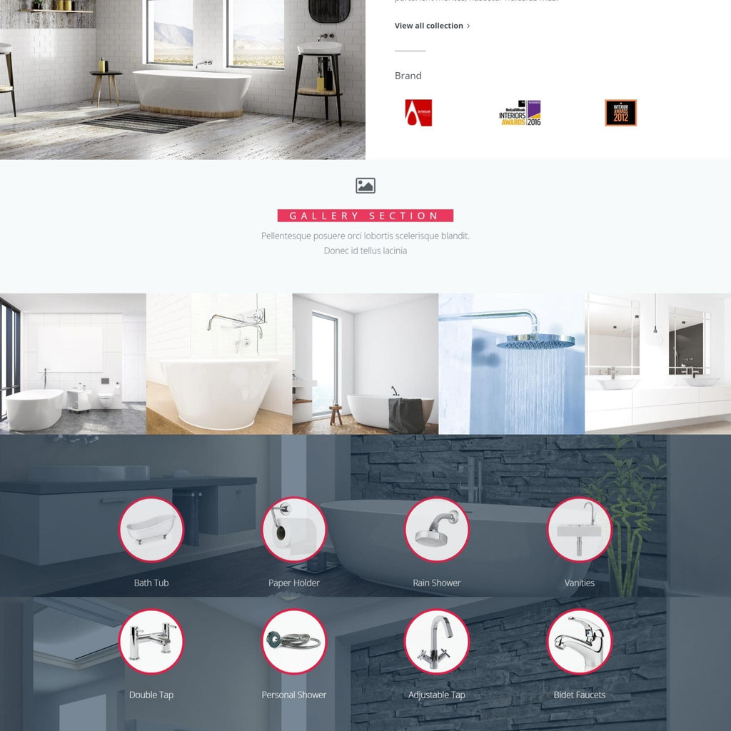Stylish Bathroom Fittings Shop Shopify Shopping Website