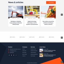 Factory & Industrial WordPress Responsive Website