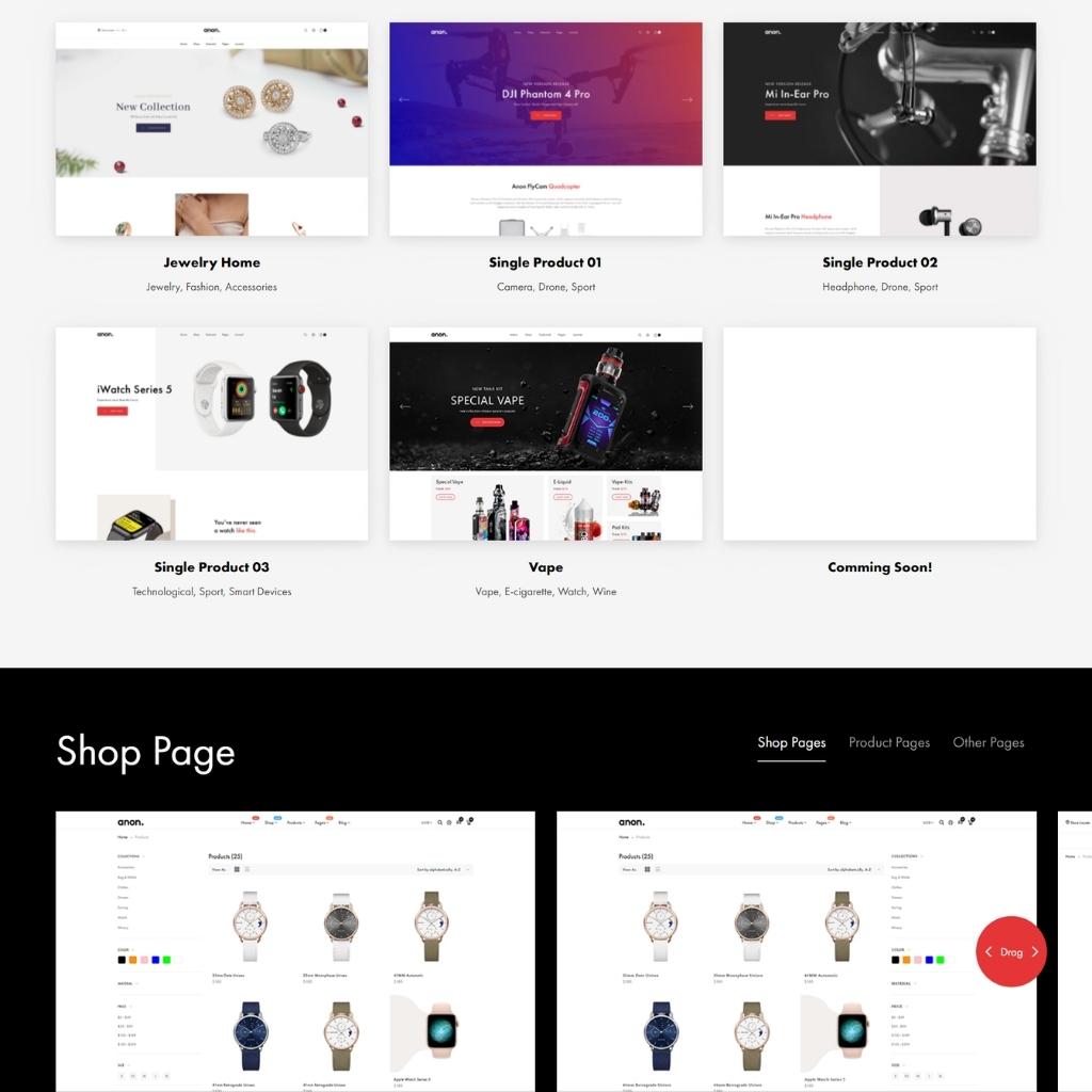 Minimal Responsive Shopify Shopping Website