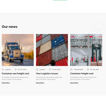 Transportation & Logistic Company WordPress Responsive Website