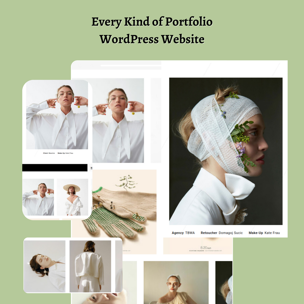 Every Kind of Portfolio WordPress Responsive Website