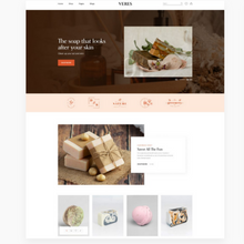 Handmade Soap & Candles Shop WordPress Responsive Website