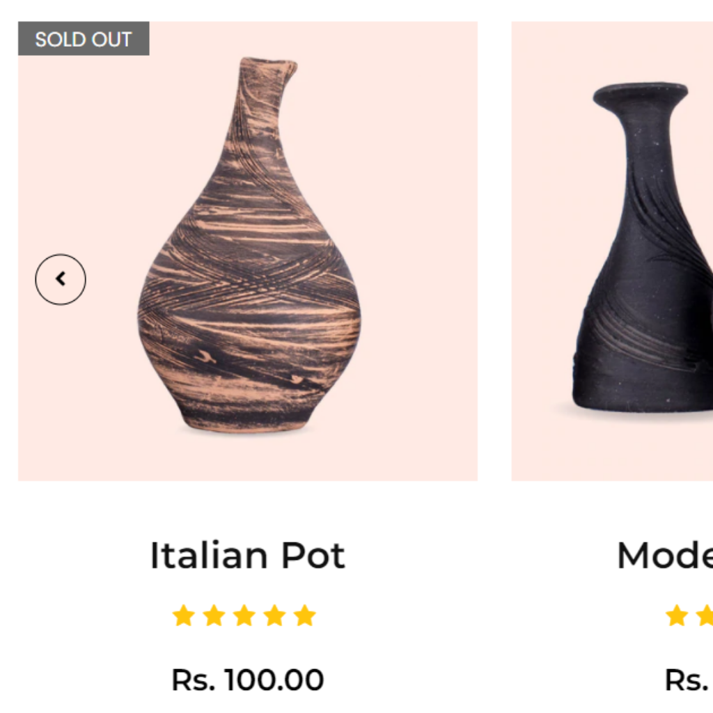 Handmade Product Shopify Shopping Website