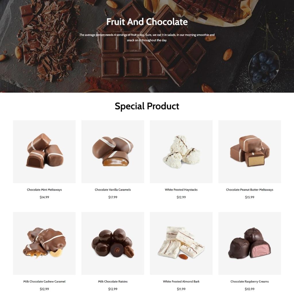 Chocolate Sweets & Candy And Cake