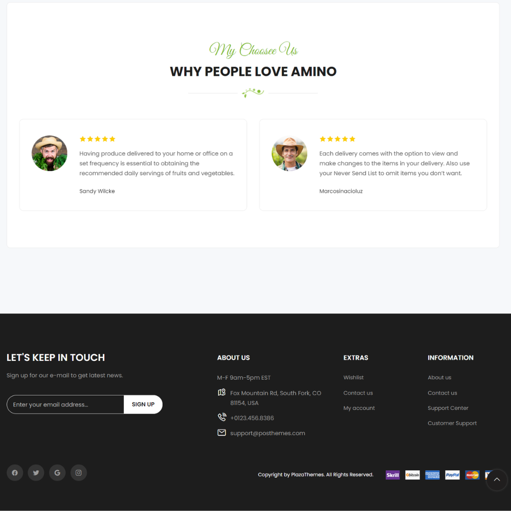 Organic Juice WordPress Responsive Website