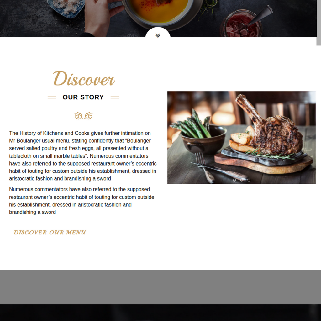 Responsive Restaurant / Pub / Cafe WordPress Website