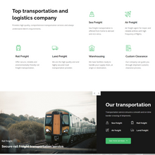 Transportation & Logistic Company WordPress Responsive Website