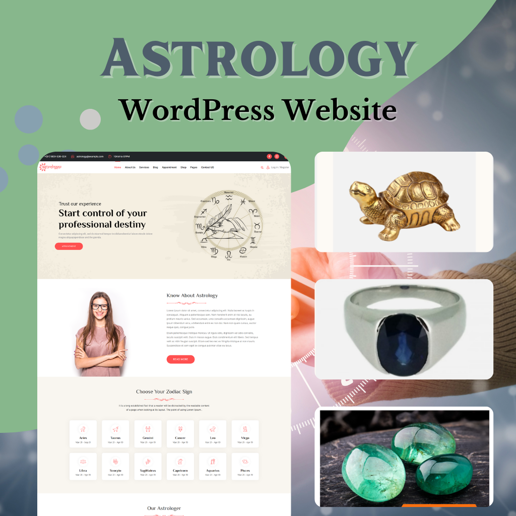 Astrology WordPress Responsive Website