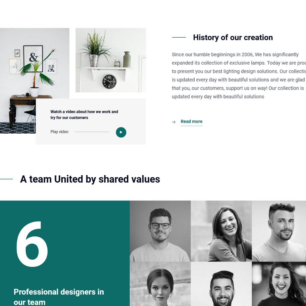 Home Decor WordPress Responsive Website