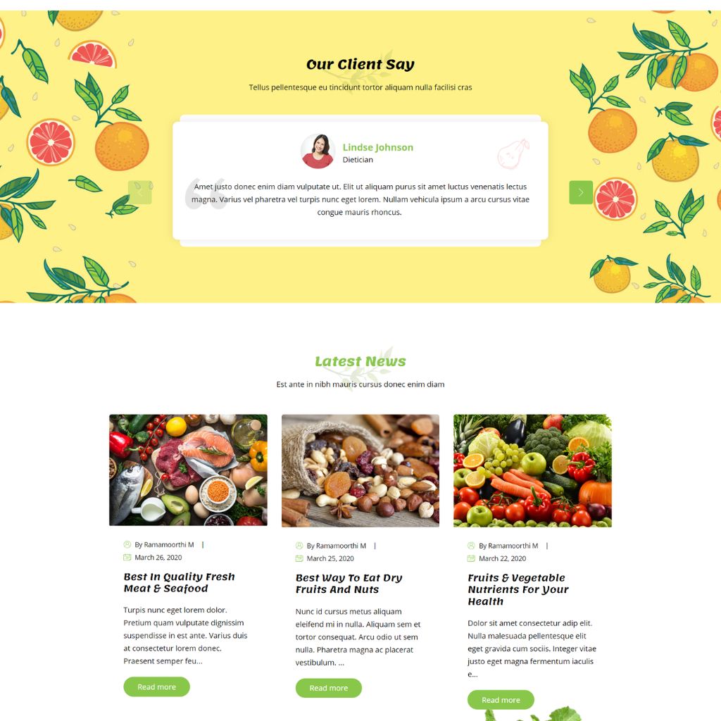 Grocery Store Shopify Shopping Website