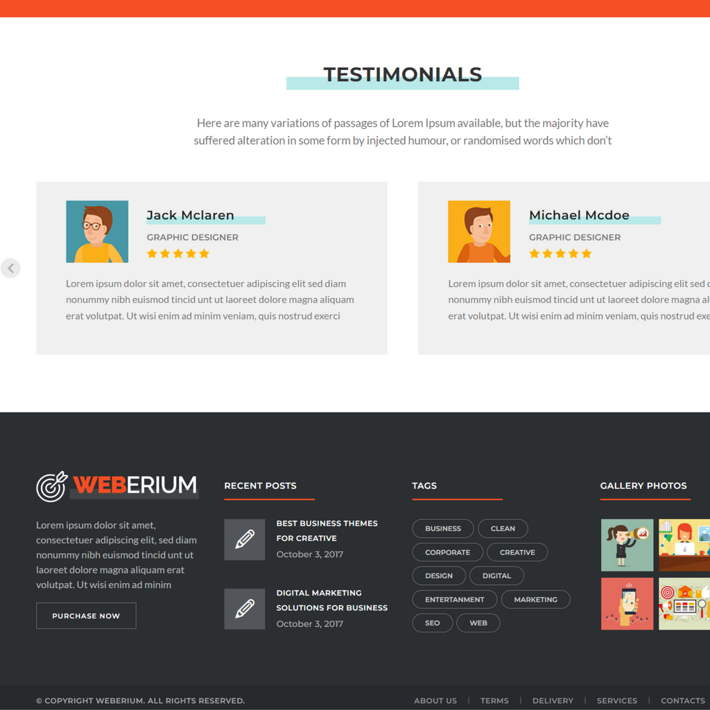 Digital Agency and SEO WordPress Responsive Website