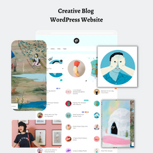 Creative Blog WordPress Responsive Website