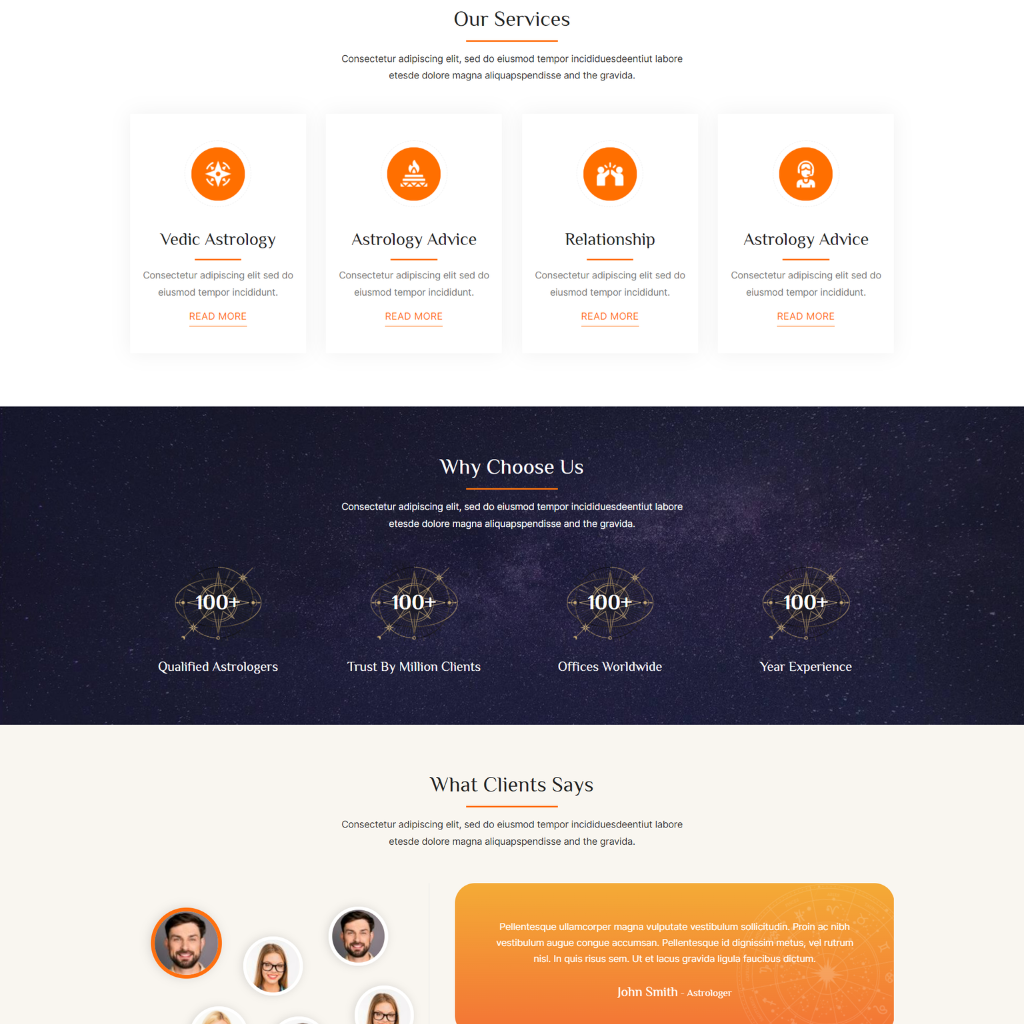 Astrology WordPress Responsive Website