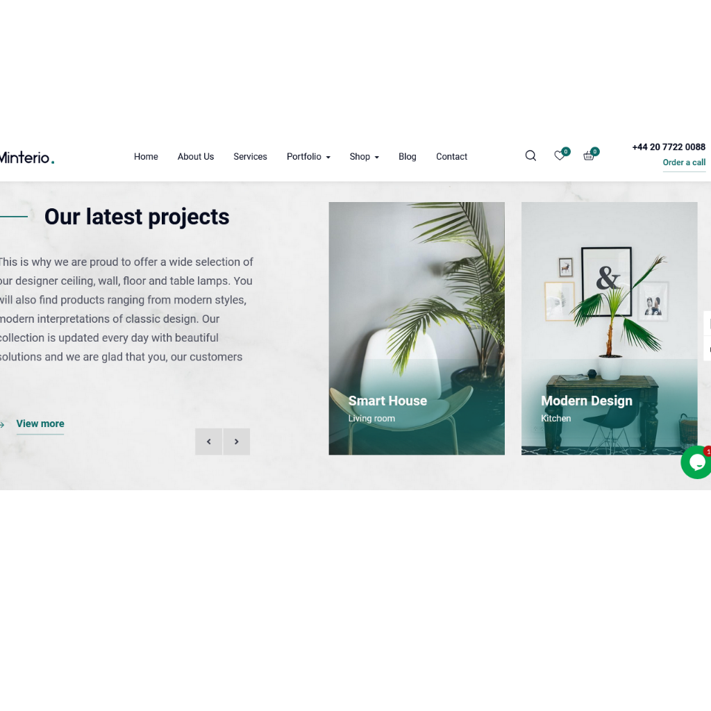 Home Decor WordPress Responsive Website