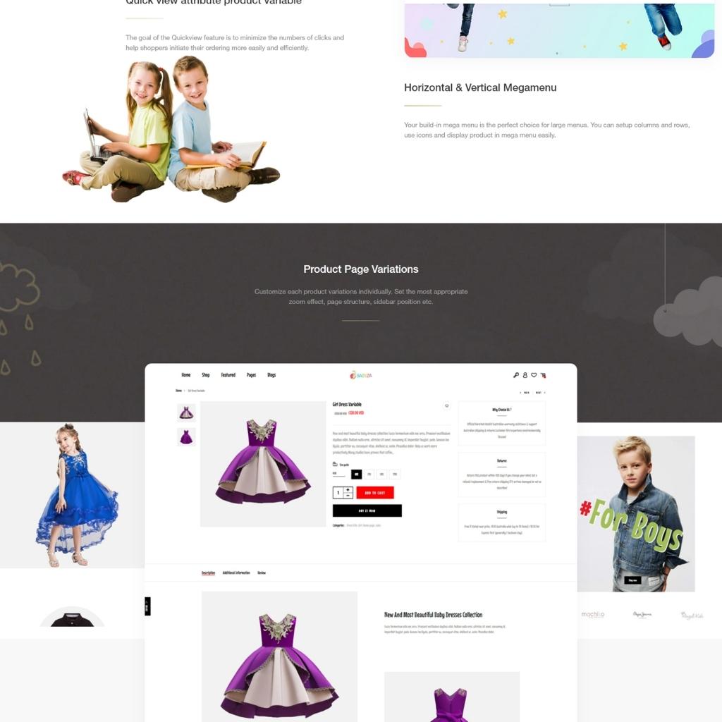 Kids Fashion Shopify Shopping Website