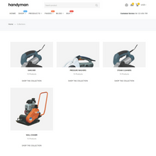 Handyman Product Shopify Shopping Website